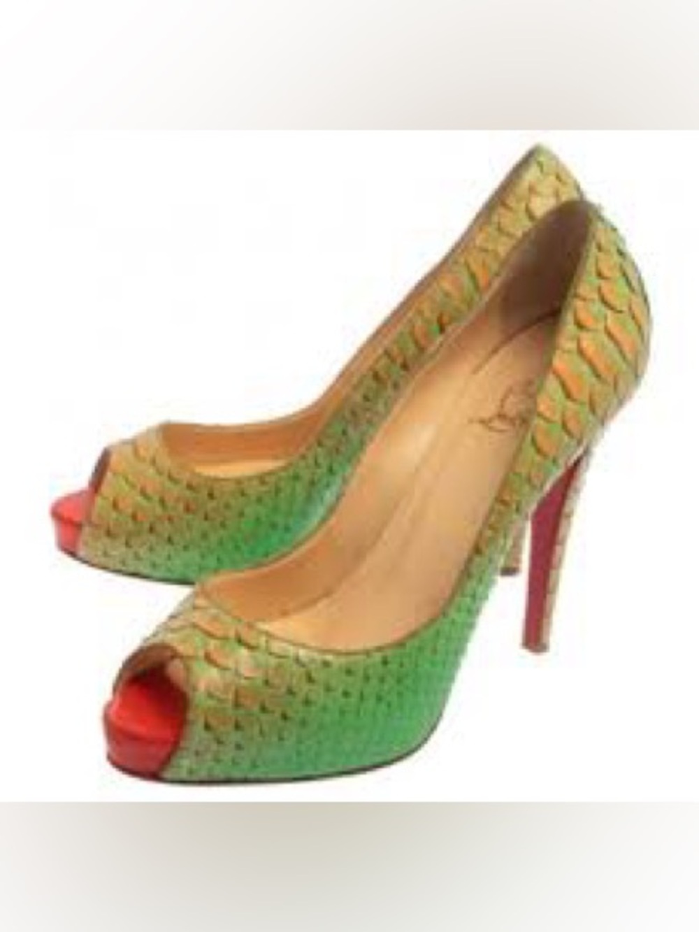 CHRISTIAN LOUBOUTIN PEEP-TOE